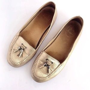 Jack Rogers | Terra Tassel Loafers Metallic Gold 9